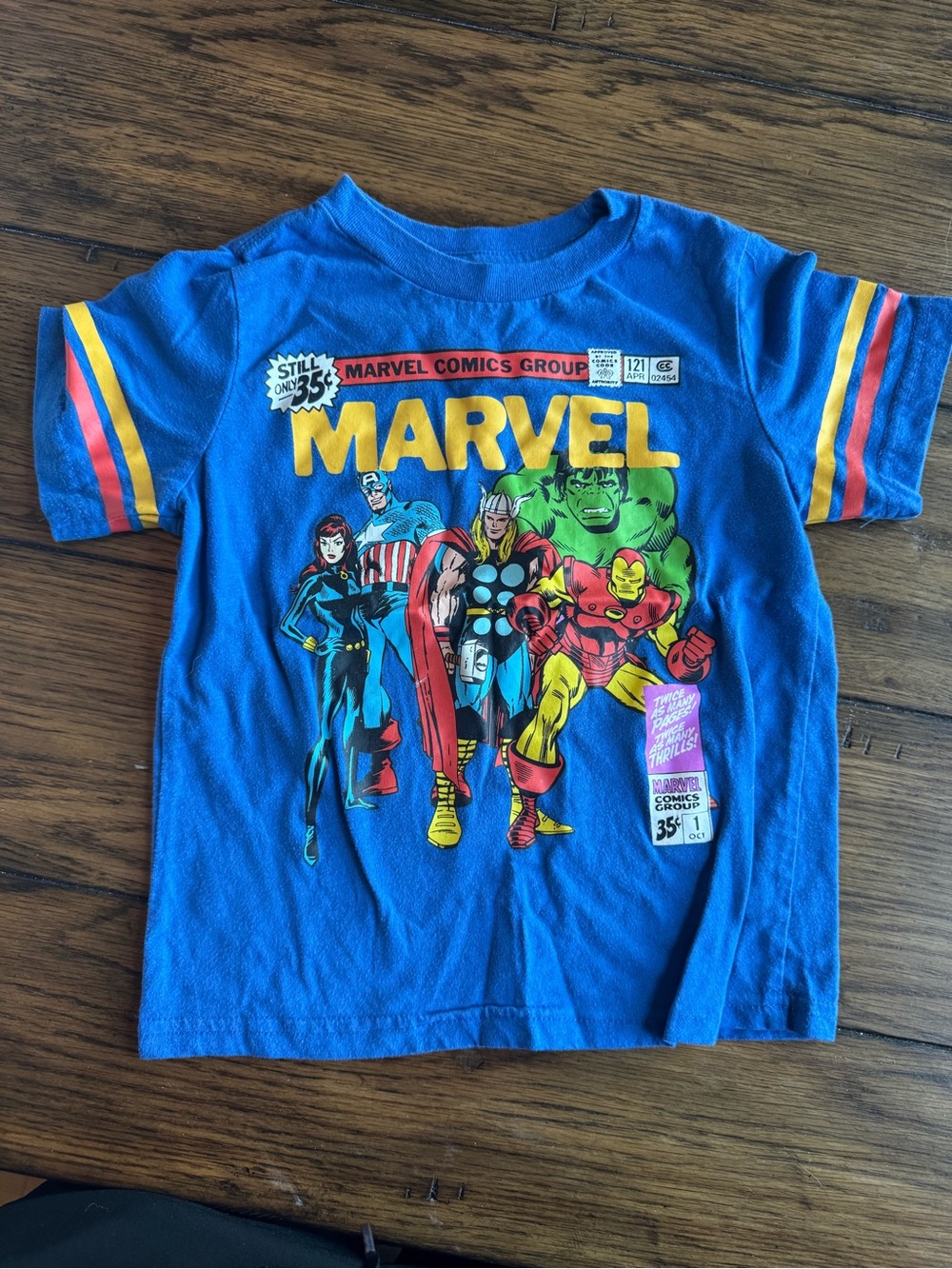 Marvel Kids Blue Superhero T-Shirt